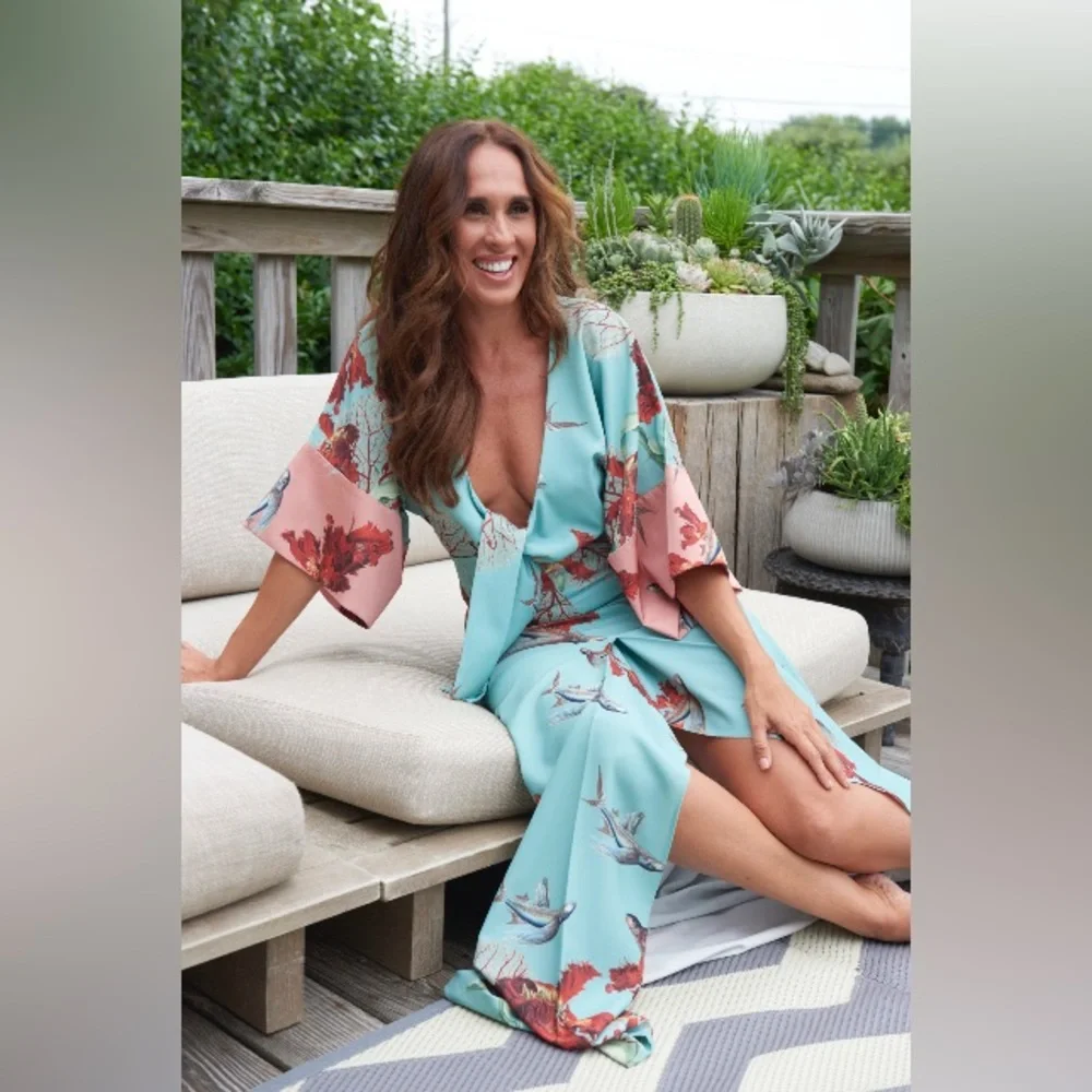 SOLD•PatBo Fish Kimono silk Sleeves - Picture 3 of 6